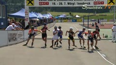 MediaID=37614 - 10.Internationales Speedskate Kriterium Wörgl - Junior A women, 1.000m semifinal1