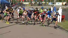 MediaID=37691 - Int. Speedskating Event Mechelen 2015 - Junior B men, 5.000m points final