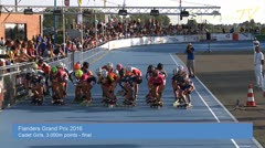 MediaID=38334 - Flanders Grand Prix 2016 - Cadet Girls, 3.000m points B-Final1