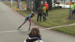 MediaID=38420 - 39. Int. Speedskating Kriterium Gross-Gerau 2017 - Junior B men, 300m time final