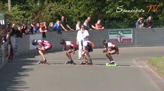 MediaID=38436 - 39. Int. Speedskating Kriterium Gross-Gerau 2017 - Junior A men, 500m final