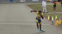 MediaID=38453 - 39. Int. Speedskating Kriterium Gross-Gerau 2017 - Senior women, 300m time final