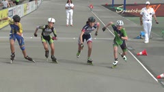 MediaID=38649 - 12.Int. Speedskate Kriterium Wörgl - Cadet women, 500m final