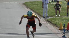MediaID=38719 - 40. Int. Speedskating Kriterium Gross-Gerau 2018 - Cadet women, 300m time final