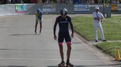 MediaID=38739 - 40. Int. Speedskating Kriterium Gross-Gerau 2018 - Youth Men, 300m time final