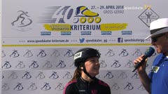 MediaID=38746 - 40. Int. Speedskating Kriterium Gross-Gerau 2018 - Junior Ladies, 300m time final