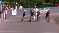 MediaID=38766 - 40. Int. Speedskating Kriterium Gross-Gerau 2018 - Youth Men, 500m quaterfinal3