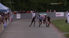 MediaID=38800 - 40. Int. Speedskating Kriterium Gross-Gerau 2018 - Junior Ladies, 500m final