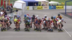 MediaID=39009 - 13.Int SpeedskateKriterium/Europacup Wörgl - Cadet women, 3.000m points final