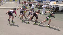 MediaID=39012 - 13.Int SpeedskateKriterium/Europacup Wörgl - Youth Ladies, 1.000m heat1