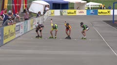 MediaID=39030 - 13.Int SpeedskateKriterium/Europacup Wörgl - Youth Ladies, 500m semifinal1