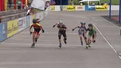 MediaID=39048 - 13.Int SpeedskateKriterium/Europacup Wörgl - Youth Ladies, 500m final