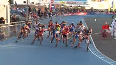 MediaID=39105 - EuropeanChampionships  Roller Speedskating - Youth Ladies, 5.000m Points final
