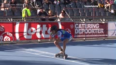 MediaID=39114 - EuropeanChampionships  Roller Speedskating - Junior Ladies, 300m time final