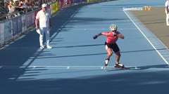 MediaID=39121 - EuropeanChampionships  Roller Speedskating - Junior men, 300m time final
