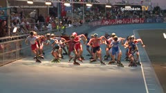 MediaID=39141 - EuropeanChampionships  Roller Speedskating - Junior men, 10.000m point/elimination final