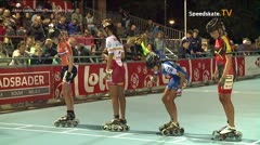 MediaID=39146 - EuropeanChampionships  Roller Speedskating - Junior Ladies, 500m TeamSprint final