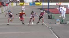 MediaID=39480 - 14.Int SpeedskateKriterium/Europacup Wörgl - Junior women, 500m final
