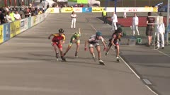 MediaID=39499 - 14.Int SpeedskateKriterium/Europacup Wörgl - Junior women, 500m quaterfinal4