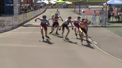MediaID=39517 - 14.Int SpeedskateKriterium/Europacup Wörgl - Youth Men, 1.000m semifinal1