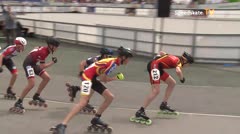 MediaID=39539 - 14.Int SpeedskateKriterium/Europacup Wörgl - Cadet men, 1.000m final