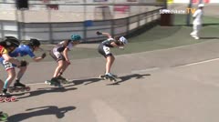 MediaID=39548 - 14.Int SpeedskateKriterium/Europacup Wörgl - Youth Ladies, 1.000m semifinal1