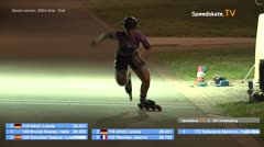 MediaID=39866 - Int. Speedskating Kriterium Gross-Gerau 2022 - Senior women, 300m time final