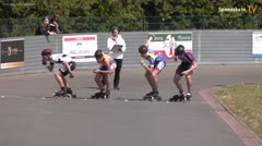 MediaID=40755 - Int. Speedskating Kriterium Gross-Gerau 2024 - Youth Men, 500m quarterfinal1