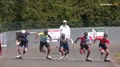 MediaID=40796 - Int. Speedskating Kriterium Gross-Gerau 2024 - Senior men, 500m quarterfinal3