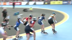 MediaID=41141 - EuropeanChampionships Roller Speedskating 2024 - Junior women, 10.000m elimination final