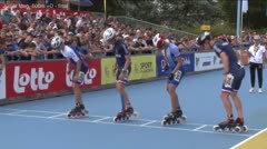 MediaID=41176 - EuropeanChampionships Roller Speedskating 2024 - Junior Men, 500m +D final